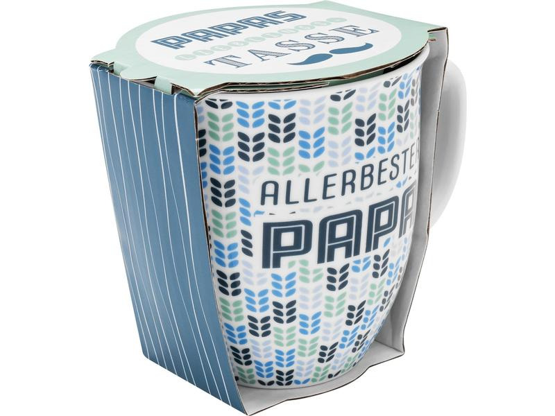 Sheepworld Kaffeetasse Allerbester Papa 400 ml, 1 Stück, Weiss
