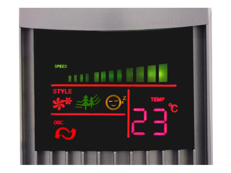 Trisa Turmventilator Fresh Breeze Silber