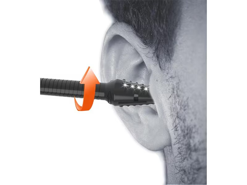 Silkslide Ohrsierer anthrazit 8 cm