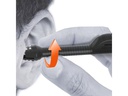 Silkslide Ohrsierer anthrazit 8 cm