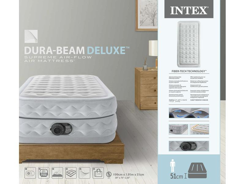 Intex Luftbett Dura Beam Deluxe Supreme Twin 99 x 191 x 51 cm