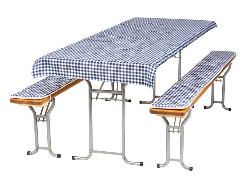 COCON Auflagen zu Festbankgarnitur Blau/Weiss