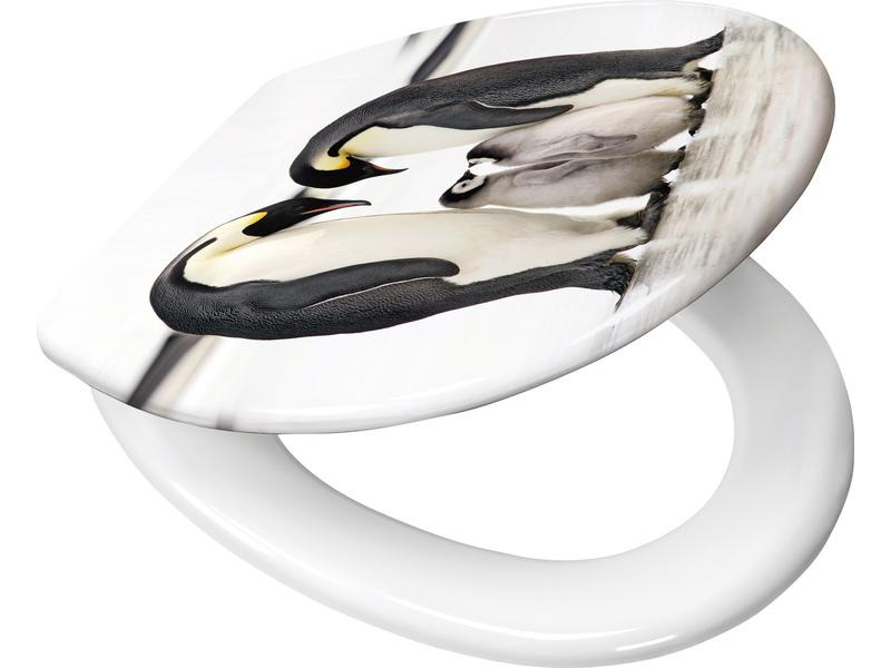 Kleine Wolke Toilettensitz Jacksons Pinguin Schwarz/Weiss