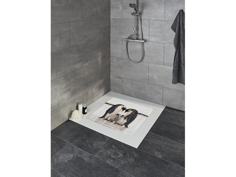 Kleine Wolke Badematte Jackson Pinguin Schwarz/Weiss