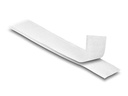 Delock Klettband 1 m x 20 mm mit Haft- und Flauschband Weiss