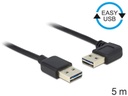 Delock USB 2.0-Kabel A - A EASY-USB gewinkelt 5 m