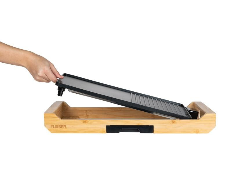 FURBER Tischgrill Bambus