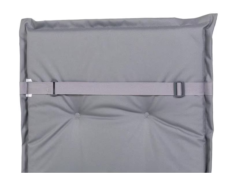 COCON Stuhlauflage Niederlehner Outdoor 100 x 50 cm, Grau