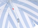 KOOR Sonnenschirm Marino Ø 150 cm, Blau/Weiss