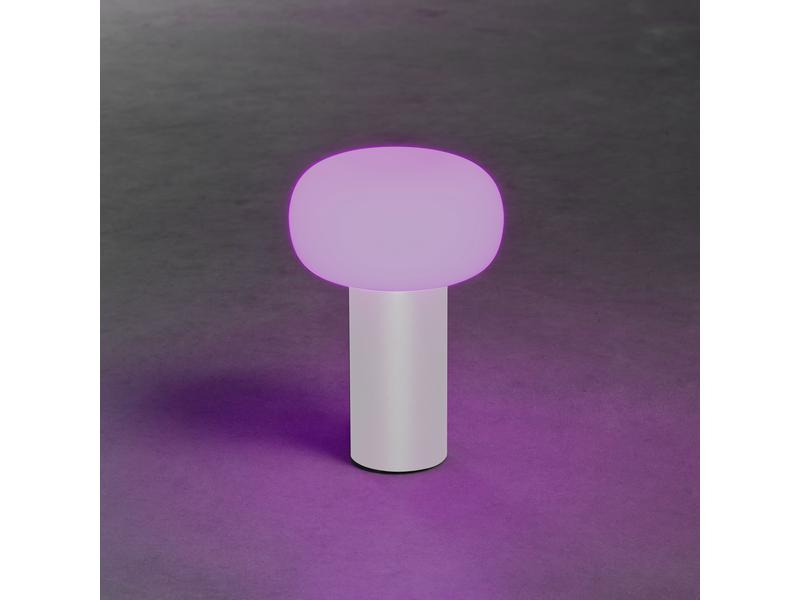 Konstsmide Tischleuchte USB Antibes, 2.5 W, RGBW, Weiss