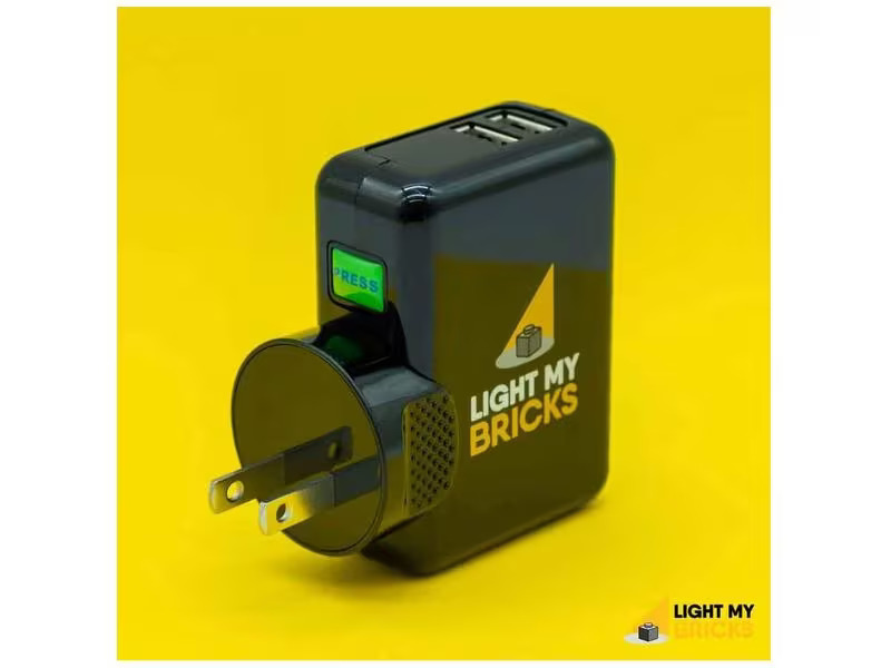Light My Bricks Zubehör Universelles Netzteil 5 V 4 Amp – USB-Wandadapter
