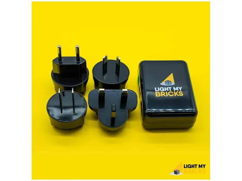 Light My Bricks Zubehör Universelles Netzteil 5 V 4 Amp – USB-Wandadapter