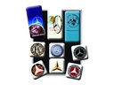 Nostalgic Art Magnet-Set Mercedes 9 Stück, Mehrfarbig