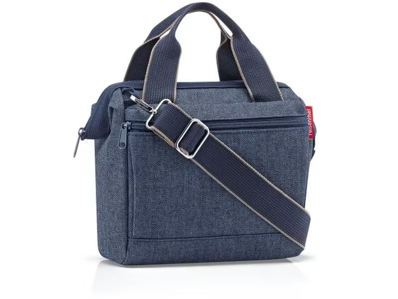 Reisenthel Schultertasche Allrounder Cross Herringbone Dark Blue
