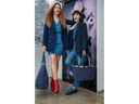 Reisenthel Tasche Classic Shopper XL Herringbone Dark Blue