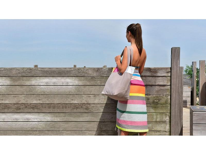 Remember Strandtuch Hamam Marina 170 x 90 cm, Mehrfarbig