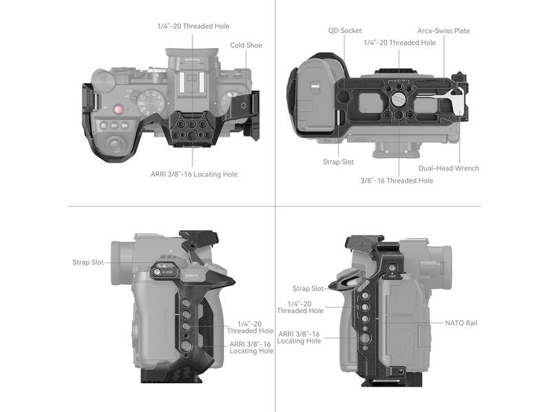 Smallrig Cage Black Mamba Panasonic LUMIX S5 II