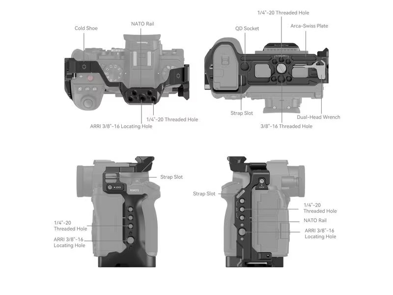 Smallrig Cage Panasonic LUMIX S5 II