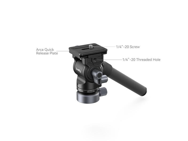 Smallrig Videokopf mit Nivelliersockel CH20