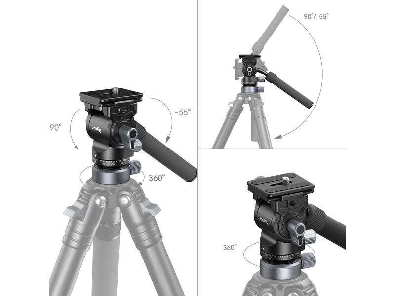 Smallrig Videokopf mit Nivelliersockel CH20