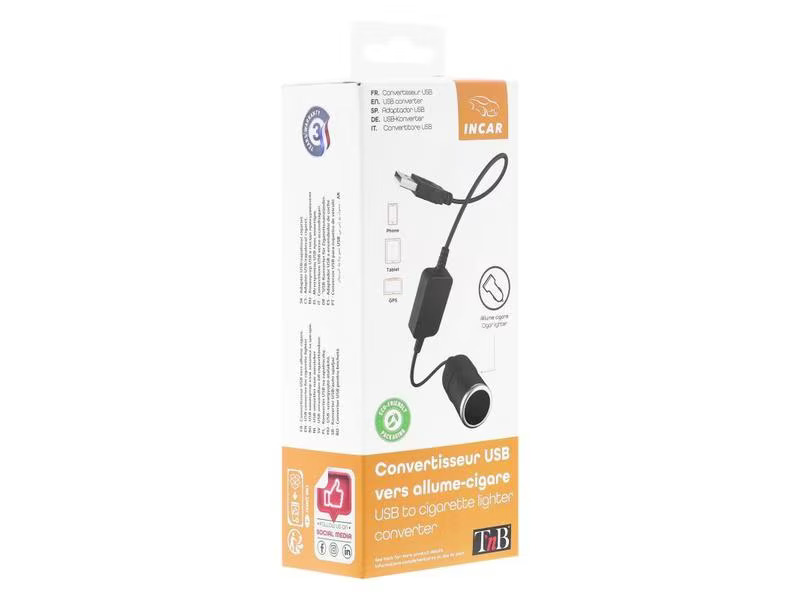 T`nB Adapter TNB USB-A auf Zigarettenanzünder Adapter