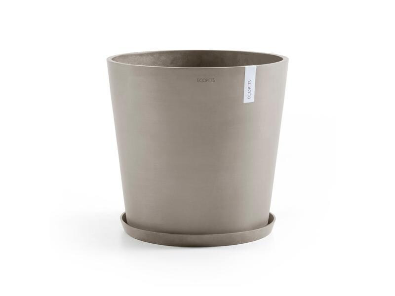 Ecopots Pflanzentopf Amsterdam 50, French Taupe