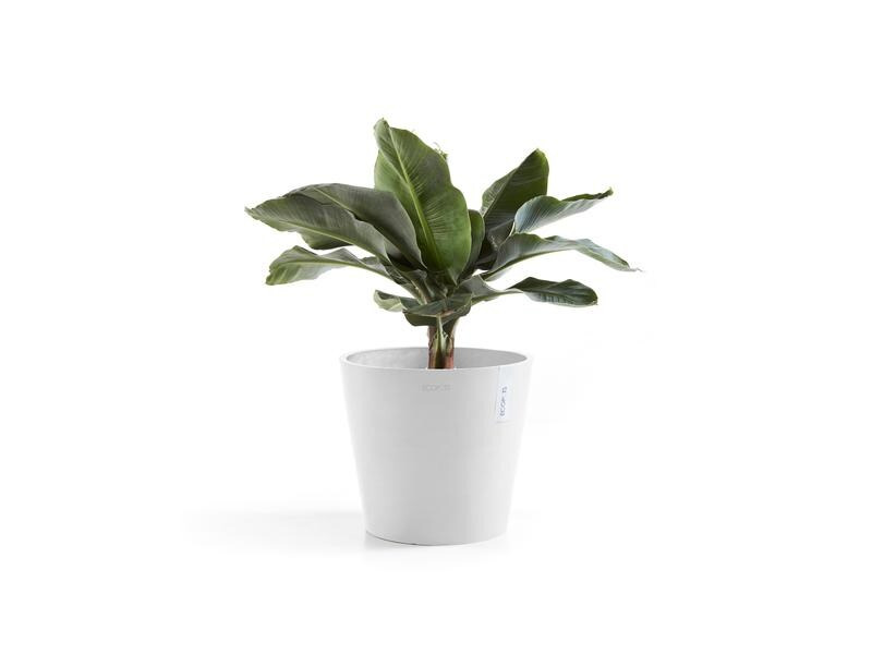 Ecopots Pflanzentopf Amsterdam 40, Weiss