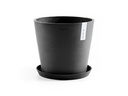 Ecopots Pflanzentopf Amsterdam 30, Dunkelgrau