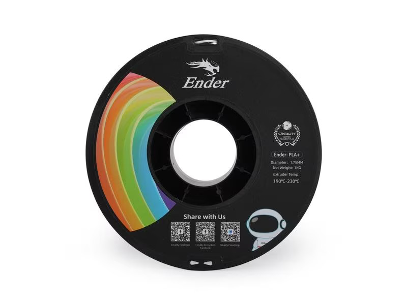 Creality Filament PLA+ Weiss, 1.75 mm, 1 kg