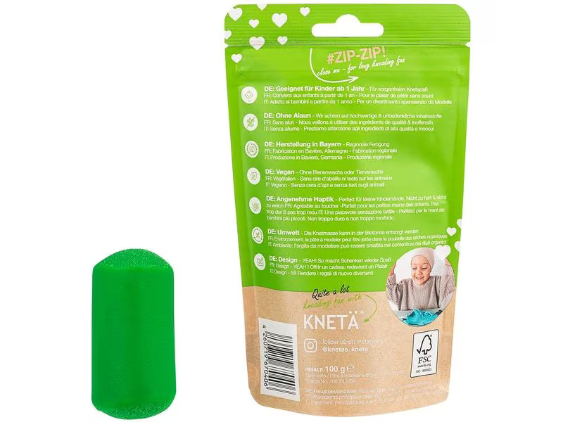 KNETÄ Vegane Spielknete Grün 100 g