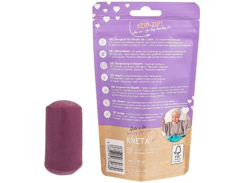 KNETÄ Vegane Spielknete Flieder 100 g