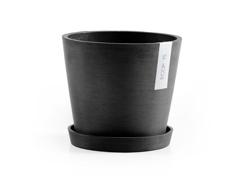 Ecopots Pflanzentopf Amsterdam 20, Dunkelgrau