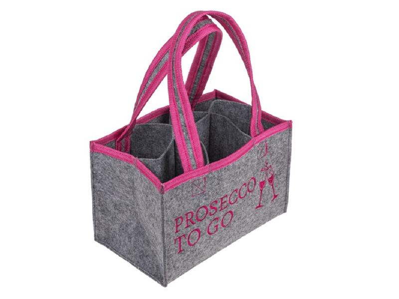 Goldbuch Partyaccessoire Tasche Prosecco to go mit 6 Fächern