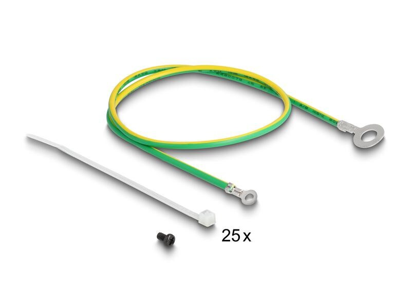Delock Patchpanel 24 Port Keystone, 19 Rack mit Entlastungsschiene