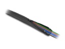 Delock Kabelschlauch 3 m x 50 mm, mit Reissverschluss, Schwarz