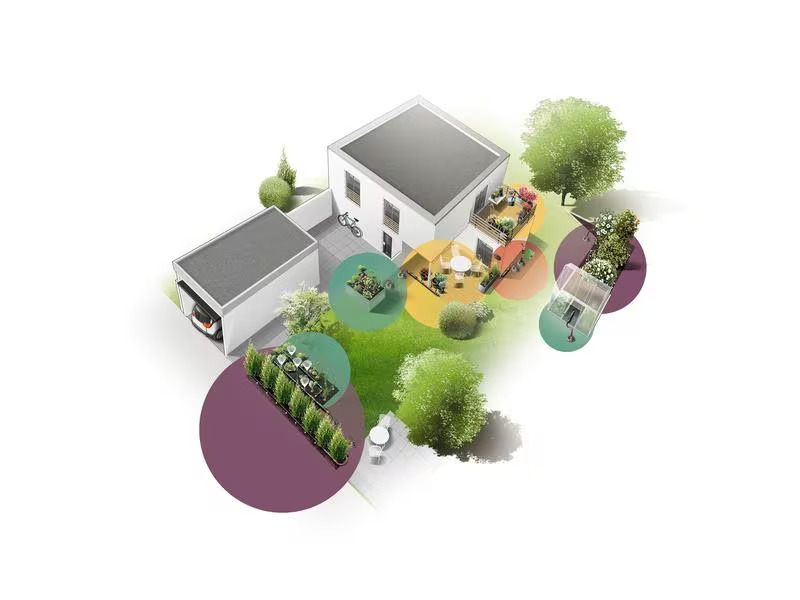 Gardena Start-Set Tropfbewässerung Sträucher 25 m Micro-Drip-System
