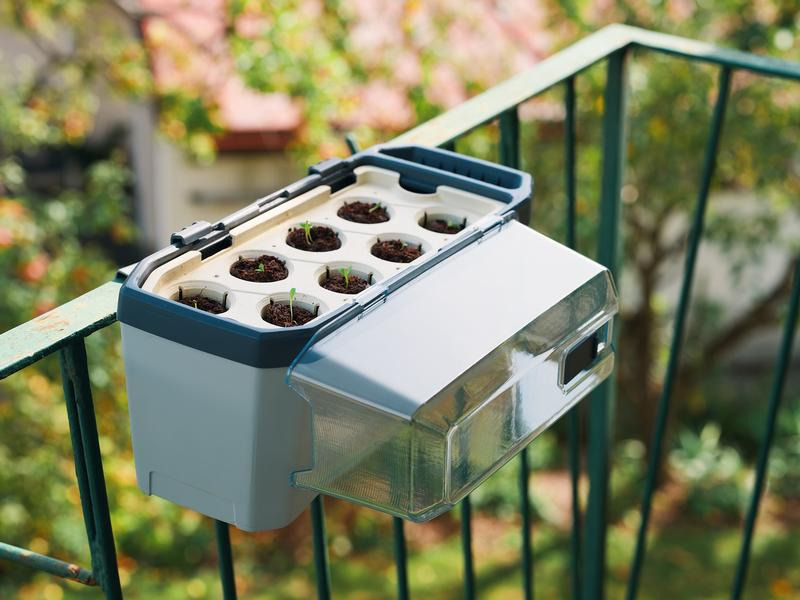 Gusta Garden Balkonhalterung HARRY HERBS, 25 mm, Schwarz