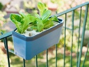 Gusta Garden Balkonhalterung HARRY HERBS, 25 mm, Schwarz