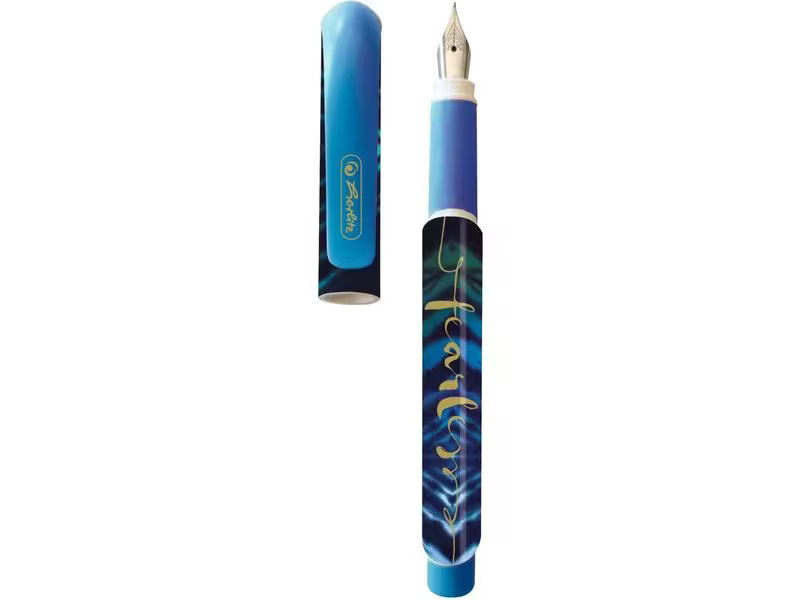 Herlitz Füllfederhalter New Batik Fearless 0.5 mm, Dunkelblau
