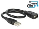 Delock USB 2.0-Kabel A - A ShapeCable 0.35 m