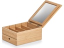 Zeller Present Schmuckhalter mit Spiegel Nature