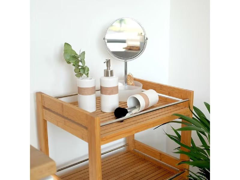 Zeller Present Kosmetikspiegel 3-fach Vergrösserung Ø 17 cm, Chrom