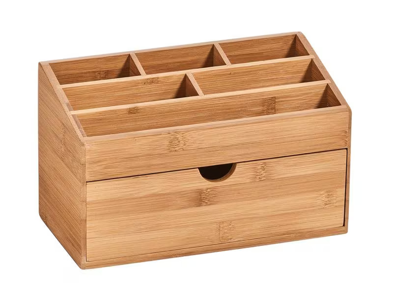 Zeller Present Bad-Utensilienhalter mit Schubfach Nature