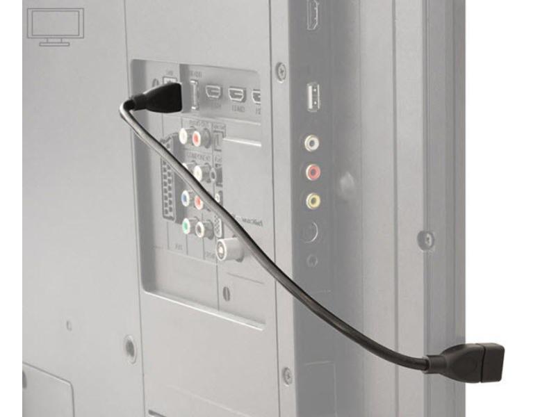 Delock USB 2.0-Kabel A - A ShapeCable 0.35 m