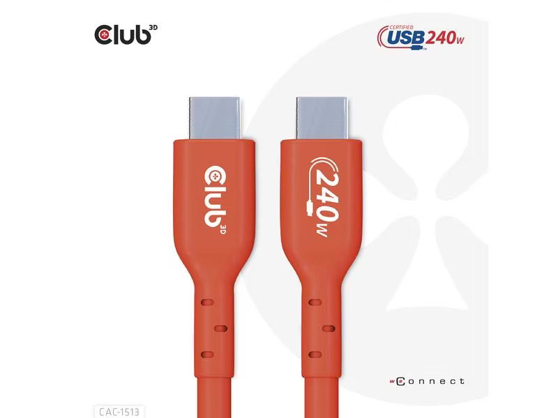 Club 3D USB-Ladekabel CAC-1513 USB C - USB C 3 m