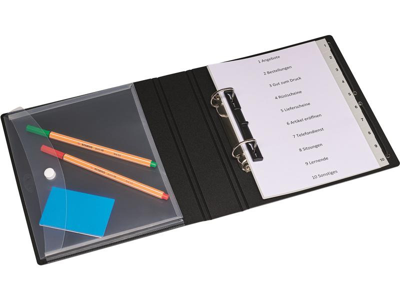 Kolma Ringbuch Selection A5, 3 cm, Schwarz