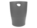 Exacompta Papierkorb Ecobin 15 l, Dunkelgrau