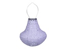 COCON Lampion LED Solar Vase, Violett