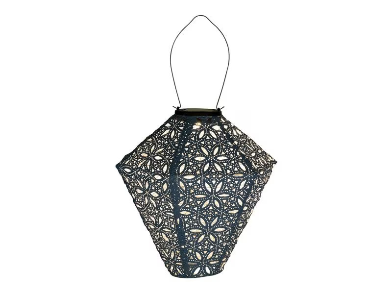 COCON Lampion LED Solar Diamant, Blau