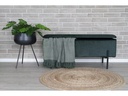 House Nordic Bank Watford 36.5 x 95 x 46 cm, Dunkelgrün